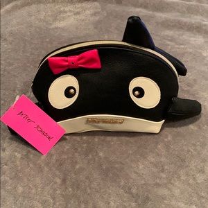 Betsey Johnson cosmetic bag— brand new with tags